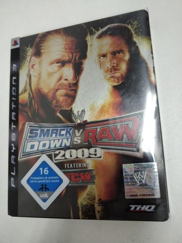 Steelbook - PS3 Smack Down vs Raw 2009 (estetická vada)