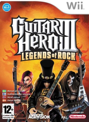 Nintendo Wii Guitar Hero 3: Legends Of Rock (iba hra)