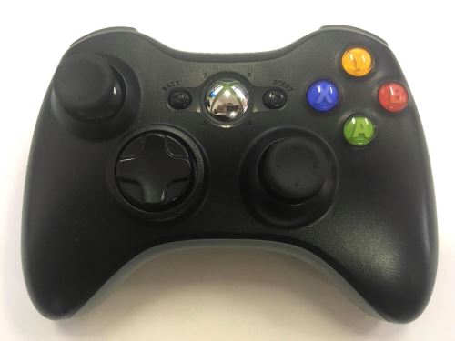 [Xbox 360] Bezdrôtový Ovládač Microsoft - černošedý (estetická vada)